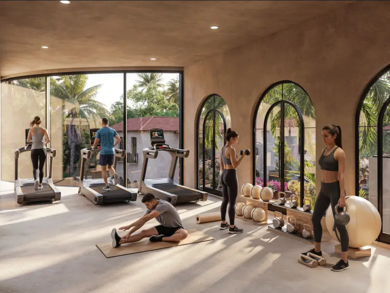 Luxury villa GYM
