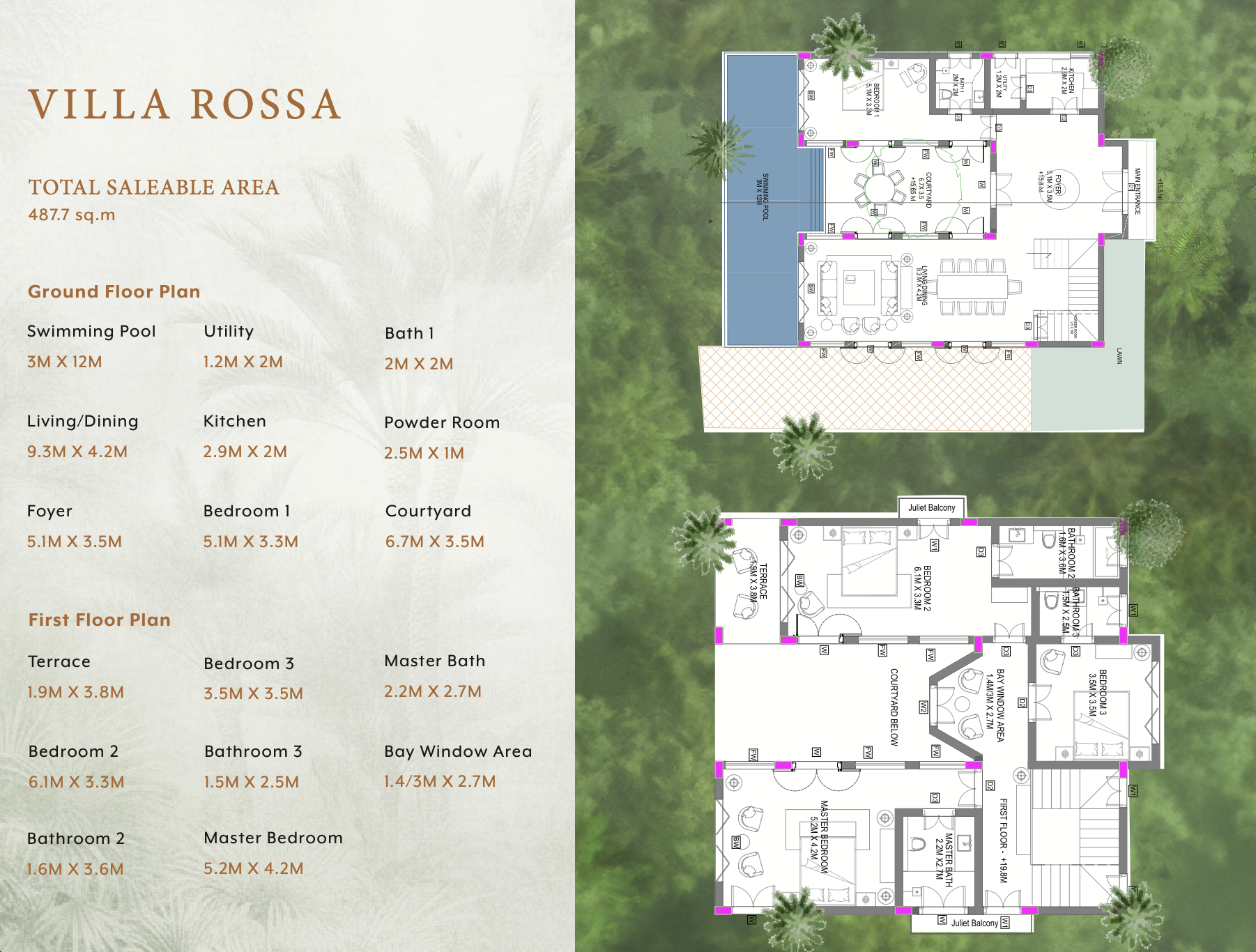 Luxury villa Rossa