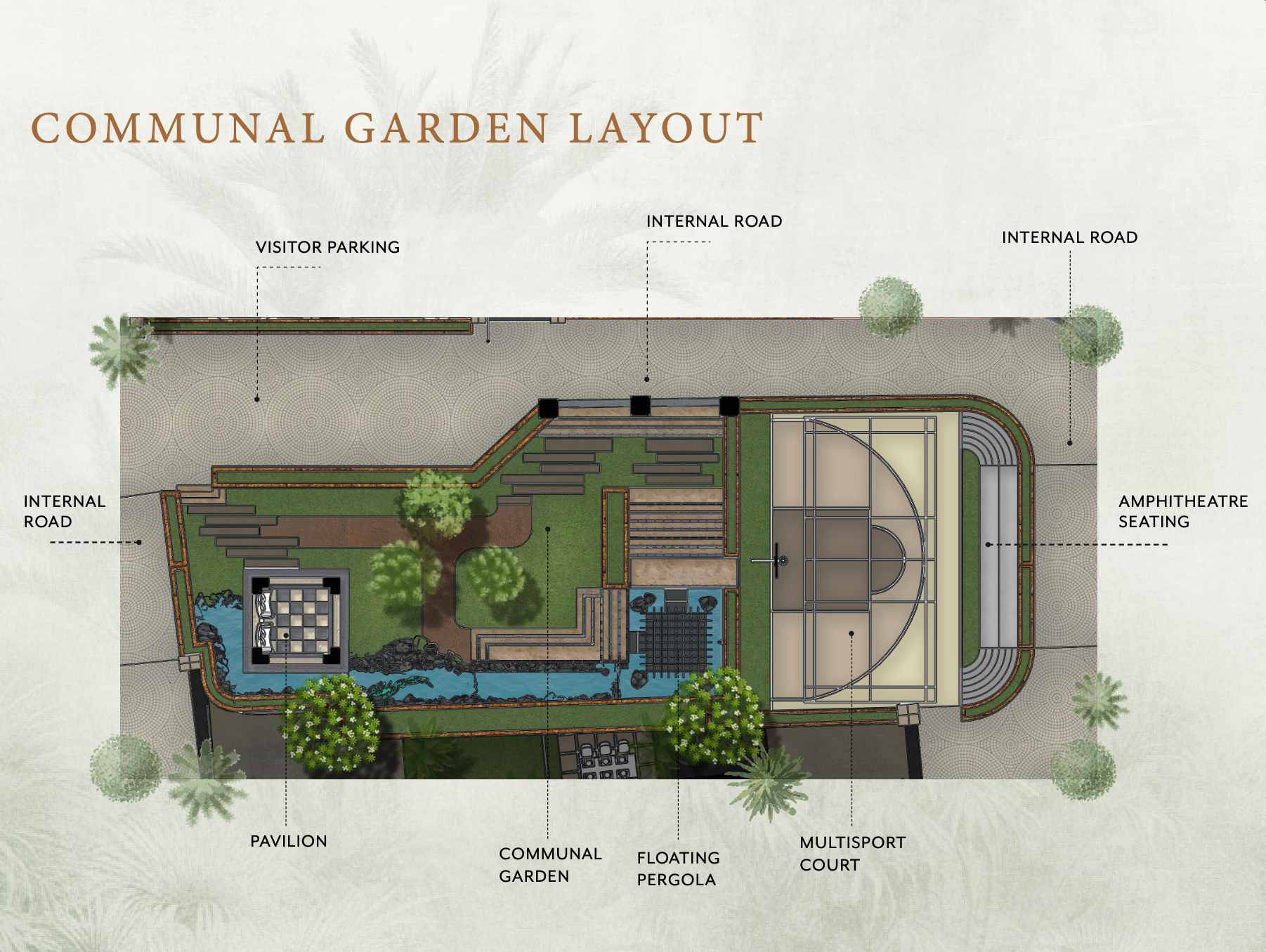 Luxury villa communal