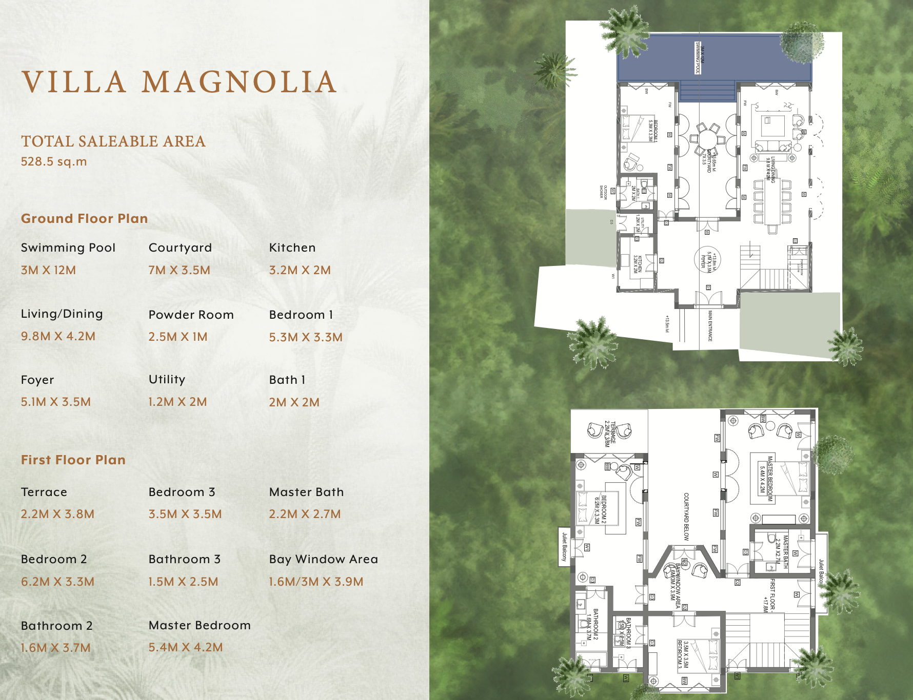 Luxury villa magnolia